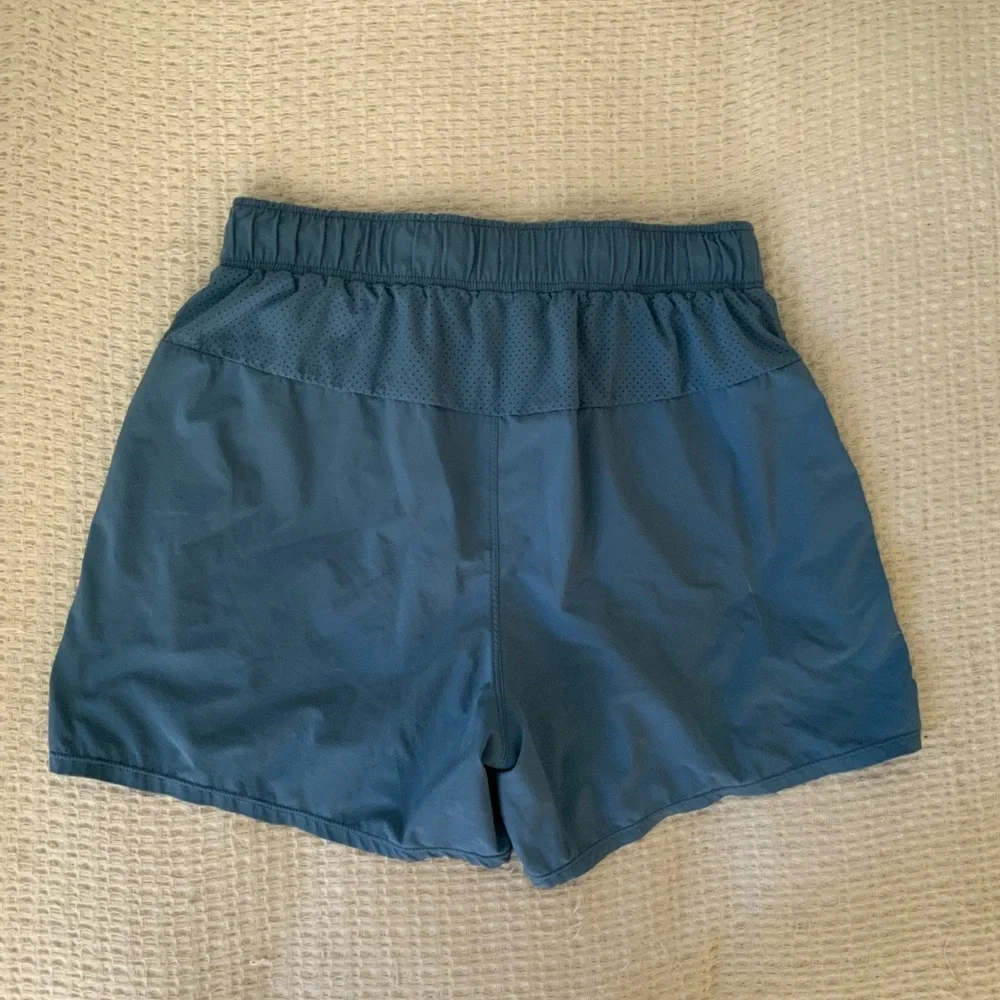 Athletegy Quad Short 2.0 Iron Blue 5” Lined Athletic Workout Running Shorts